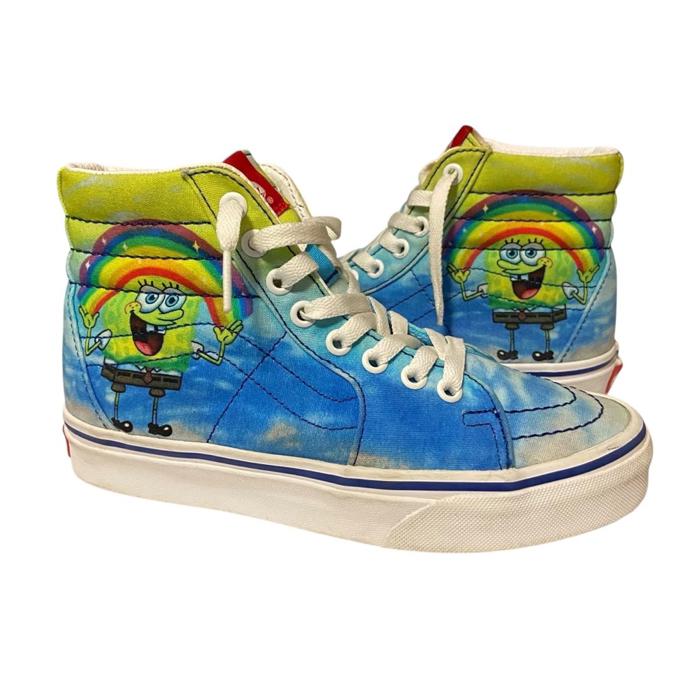 Vans X Spongebob Sk8 Imagination Sneakers Limited Edition Rainbow - Picture 16 of 16